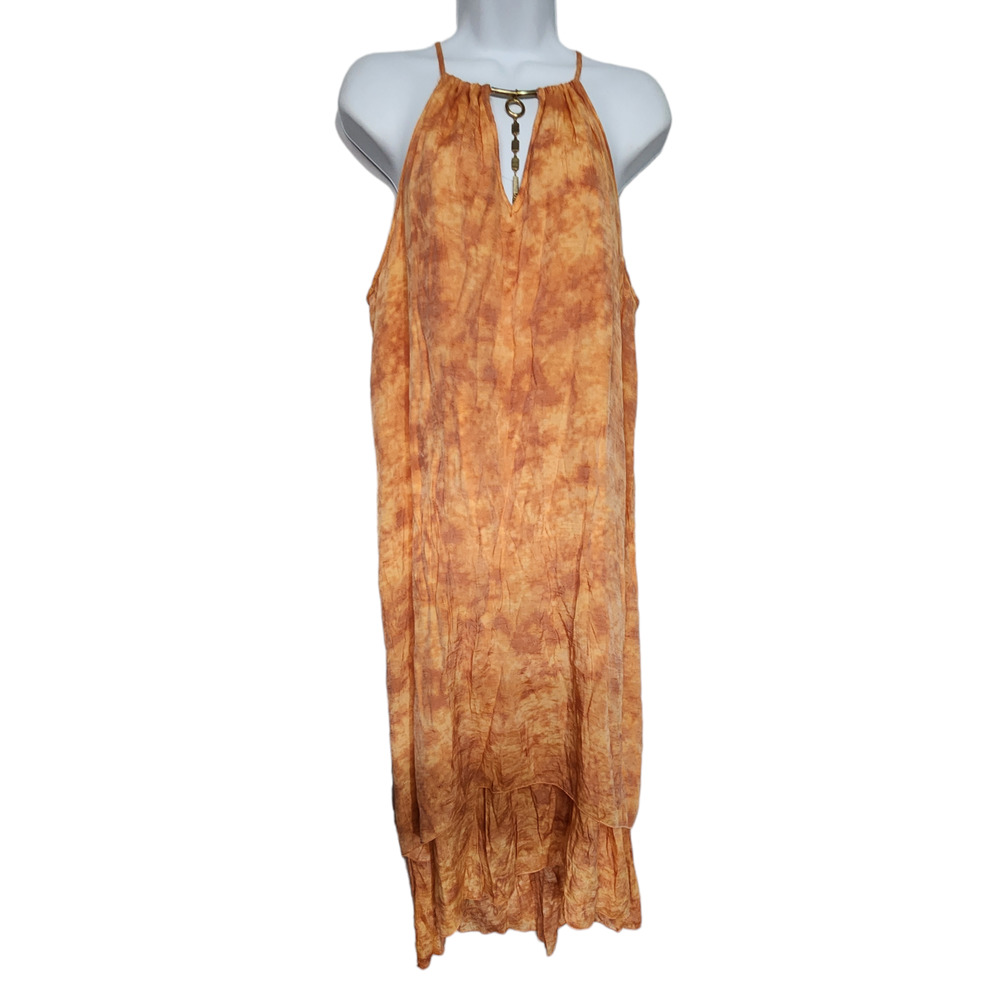 Mille Gabrielle NWT Hi Lo Hemline Poly Dress L